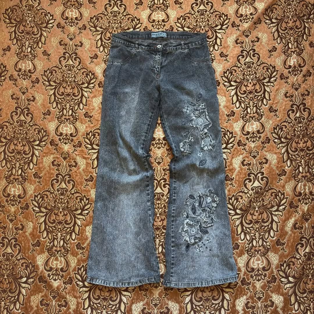 Merry Denim Low-rise Bootcut Jeans